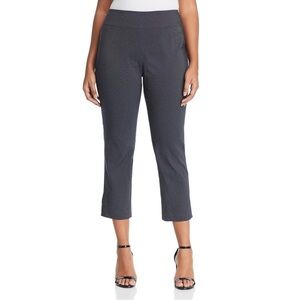 Nic + Zoe Pants Straight‎ Leg Polka Dot Size 16